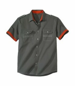 Piloten-Hemd Aus Popelin