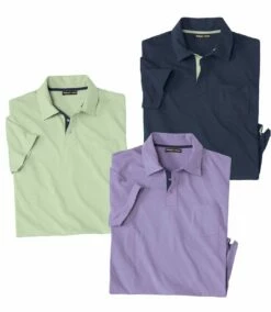 3er-Pack Poloshirts Casual