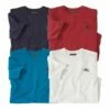 4er-Pack T-Shirts Aus Weichem Jersey -ATLAS FOR MEN Verkäufe 0b2bf54274ba110ac3a9f6c370f65521