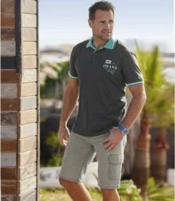 Graue Cargo-Bermuda Im Jeans-Look -ATLAS FOR MEN Verkäufe 0b7736c6afe11eab26d47c9857a9680d