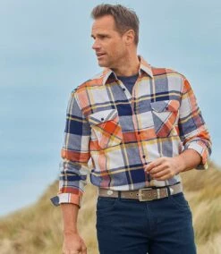 Kariertes Flanell-Hemd Country -ATLAS FOR MEN Verkäufe 138d74436c2a12b8fdfb2885817259ca