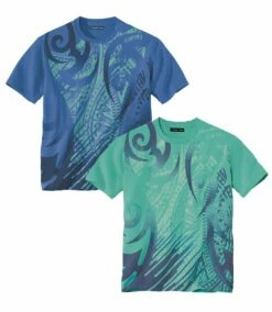 2er-Pack T-Shirts Mit Brustaufdruck -ATLAS FOR MEN Verkäufe 13de6ae3b810ddef277864d6f49c45ff