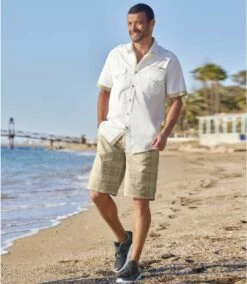 Karierte Bermuda Entspannung -ATLAS FOR MEN Verkäufe 17cfdf9d028c3993d7d21fe5e066ce7f