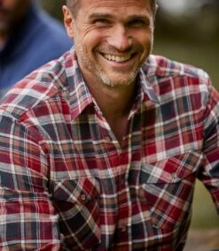 Authentisches Kariertes Flanellhemd -ATLAS FOR MEN Verkäufe 1a31cb08e64c950c6a7c49e370931b22