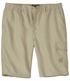Beige Cargo-Bermuda Aus Microfaser -ATLAS FOR MEN Verkäufe 1b6bfc58cea406d67335c26399302925