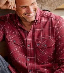 Flanellhemd Mit Karos In Bordeauxrot -ATLAS FOR MEN Verkäufe 1ea8cfc283790947a5527eb8f9913373