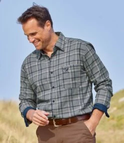 Kariertes Flanellhemd Winter -ATLAS FOR MEN Verkäufe 1f75d13185653934f3ef7406f969af14