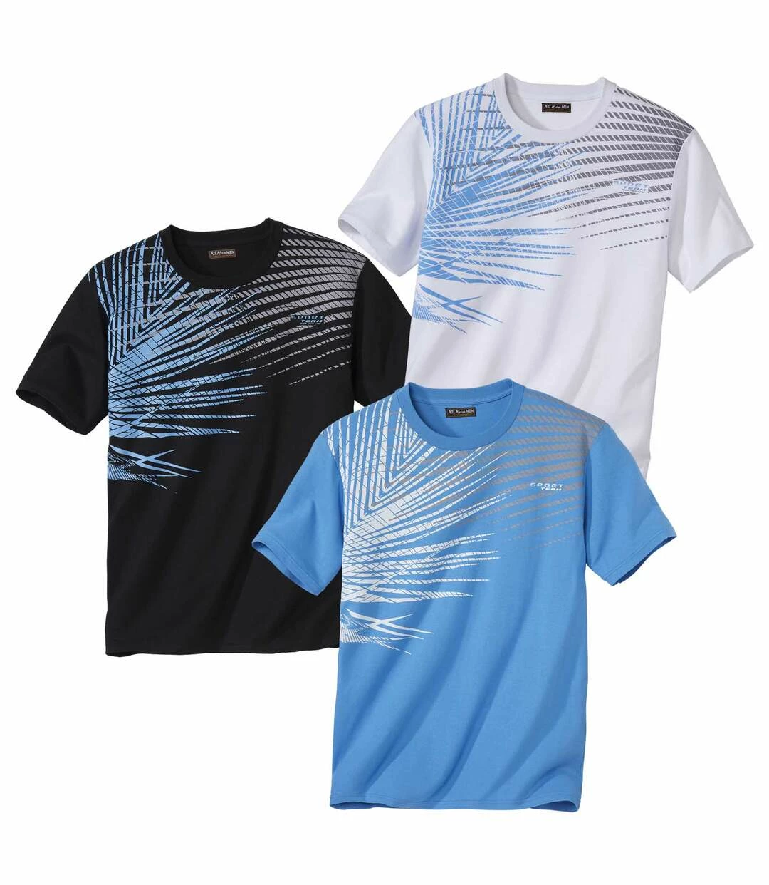 3er-Pack T-Shirts Palme 3 3er-Pack T-Shirts Palme
