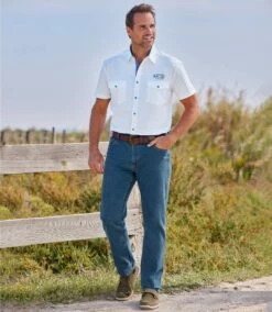 Regular-Jeans Mit Stretch-Effekt -ATLAS FOR MEN Verkäufe 23c24cfe5aa26495e3f8a5edbaa1f042