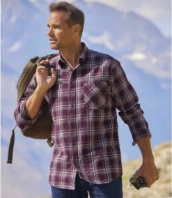 Kariertes Flanellhemd Hochgebirge -ATLAS FOR MEN Verkäufe 25b4e34e792218bacb0bb7aafbcc6675