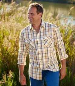 Kariertes Popelinhemd Kootenay -ATLAS FOR MEN Verkäufe 281659b59a736d938c975e1f081b69f7