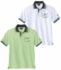 2er-Pack Poloshirts Island Cup