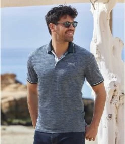 3er-Pack Poloshirts Aus Geflammtem Jersey -ATLAS FOR MEN Verkäufe 2d9963e3c61a5b658602afa746b2c927