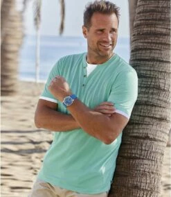 2er-Pack T-Shirts Mit Rundhalsausschnitt -ATLAS FOR MEN Verkäufe 2f7077faaedef0c09447f444bb65b3b4