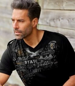 2er-Pack T-Shirts Mit V-Ausschnitt -ATLAS FOR MEN Verkäufe 338721e54b65a6fbd52d0a9be6213358