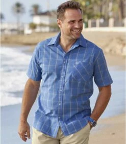 2er-Pack Karierte Sommerhemden -ATLAS FOR MEN Verkäufe 366c4ca6200a321b96cdde724f81a2dd