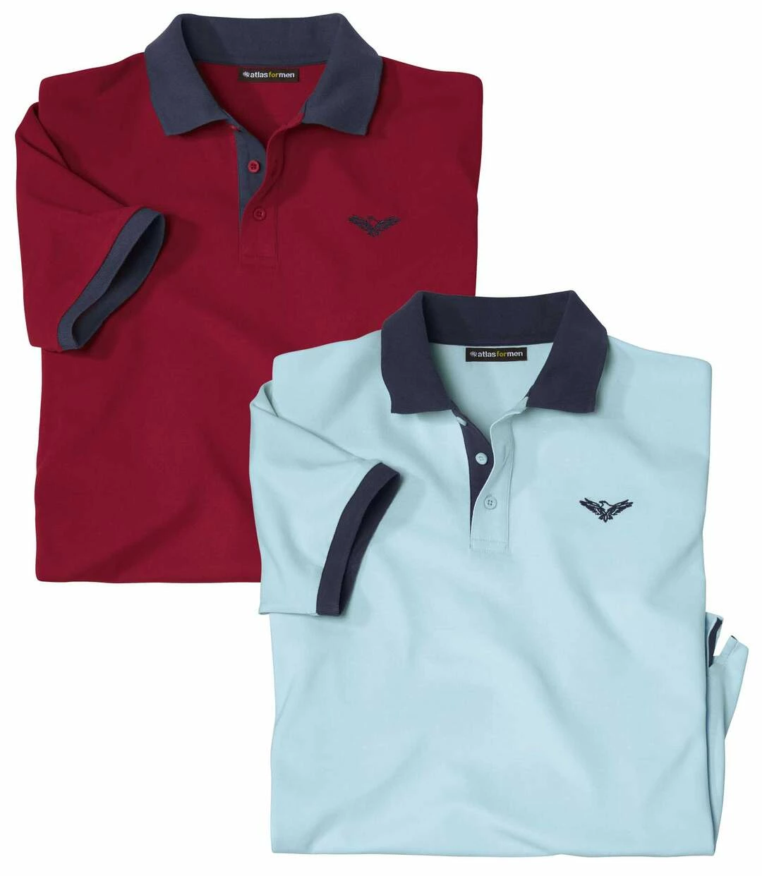 2er-Pack Sportlich Elegante Poloshirts 3 2er-Pack Sportlich Elegante Poloshirts