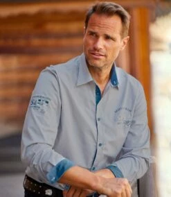 Pilotenhemd Landscape -ATLAS FOR MEN Verkäufe 37a3fef6fb3ff9a553ca169925b53960