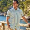 Gestreiftes Sommerhemd Aus Popelin -ATLAS FOR MEN Verkäufe 3b9c1d2e0c954eb161fa70d4752c6990