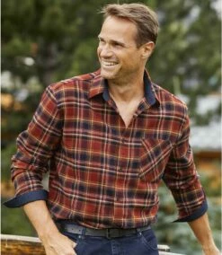 Kariertes Flanellhemd Winter Valley