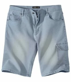 Jeans-Bermuda Mit Stretch-Effekt Im Cargo-Stil -ATLAS FOR MEN Verkäufe 3d170078fcb7a6e3e456887579047596