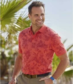Poloshirt Tendance Mit Flower-Print