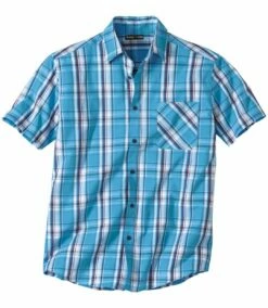 Kariertes Sommerhemd Karibik Mit Stretch-Effekt -ATLAS FOR MEN Verkäufe 440e7590be6044656fdcf05f29865631