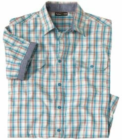 Popelinhemd Mit Sommerlichem Karomuster -ATLAS FOR MEN Verkäufe 464369fca612c28ec327f4f10e0b70d4