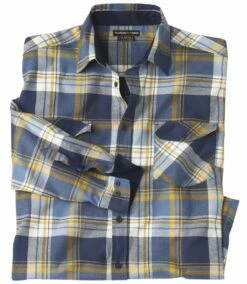 Kariertes Flanellhemd Sun Valley -ATLAS FOR MEN Verkäufe 4824f65bad782c7872551cf171eeed38