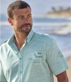 Sommerhemd Aus Geflammter Baumwolle -ATLAS FOR MEN Verkäufe 48aede911be3a583cdf15c06f31d0567