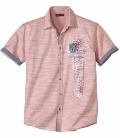 Sommerhemd Palma Aus Geflammtem Popelin -ATLAS FOR MEN Verkäufe 504abc590aa96f24394ea7207f277d1b