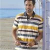 Gestreiftes Poloshirt Korinth -ATLAS FOR MEN Verkäufe 5341beb96813221fa2a614f96fd51e9d