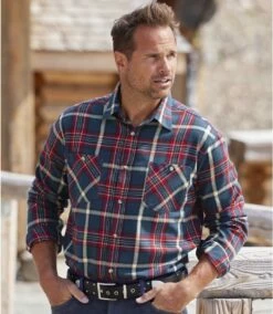 Kariertes Flanellhemd Cold Valley -ATLAS FOR MEN Verkäufe 58a5bf33dcc6e5c41cc4e97efecb4577