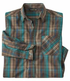 Popelin-Hemd Mit Herbstlichem Karomuster -ATLAS FOR MEN Verkäufe 5c108dc8dd9e2249b3d3e59fbc6a8b26