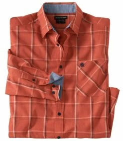 Kariertes Popelinhemd Indian Summer -ATLAS FOR MEN Verkäufe 5f4746e6850922b5270bd353d8967e18