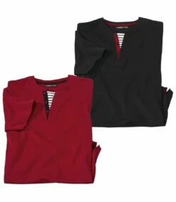 2er-Pack Henleyshirts Sailing
