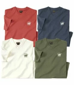 4er-Pack T-Shirts Forest