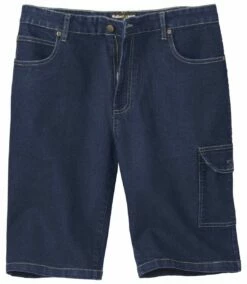 Cargo-Bermuda Island Aus Stretch-Denim -ATLAS FOR MEN Verkäufe 6265bd35fe3df210bee7438e8ae38b0f