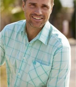 2er-Pack Karierte Sommerhemden -ATLAS FOR MEN Verkäufe 6324878ffb5b394b1db5ab8ef9c1966f