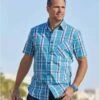 Kariertes Sommerhemd Karibik Mit Stretch-Effekt -ATLAS FOR MEN Verkäufe 64819b7e5f57ceaac640027104cd121a