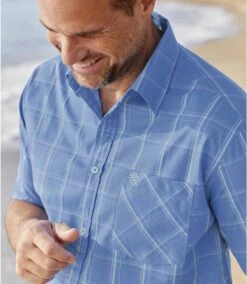 2er-Pack Karierte Sommerhemden -ATLAS FOR MEN Verkäufe 65a5528768700134971082529f226f8f