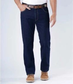 Dunkelblaue Jeans Aus Stretch-Denim -ATLAS FOR MEN Verkäufe 6874c532433a392d33b02a522987ebf2