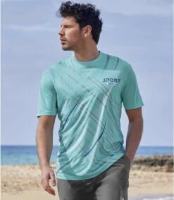 3er-Pack Bedruckte T-Shirts Sport -ATLAS FOR MEN Verkäufe 691e6ad58c47aa99a868db8d5a871170