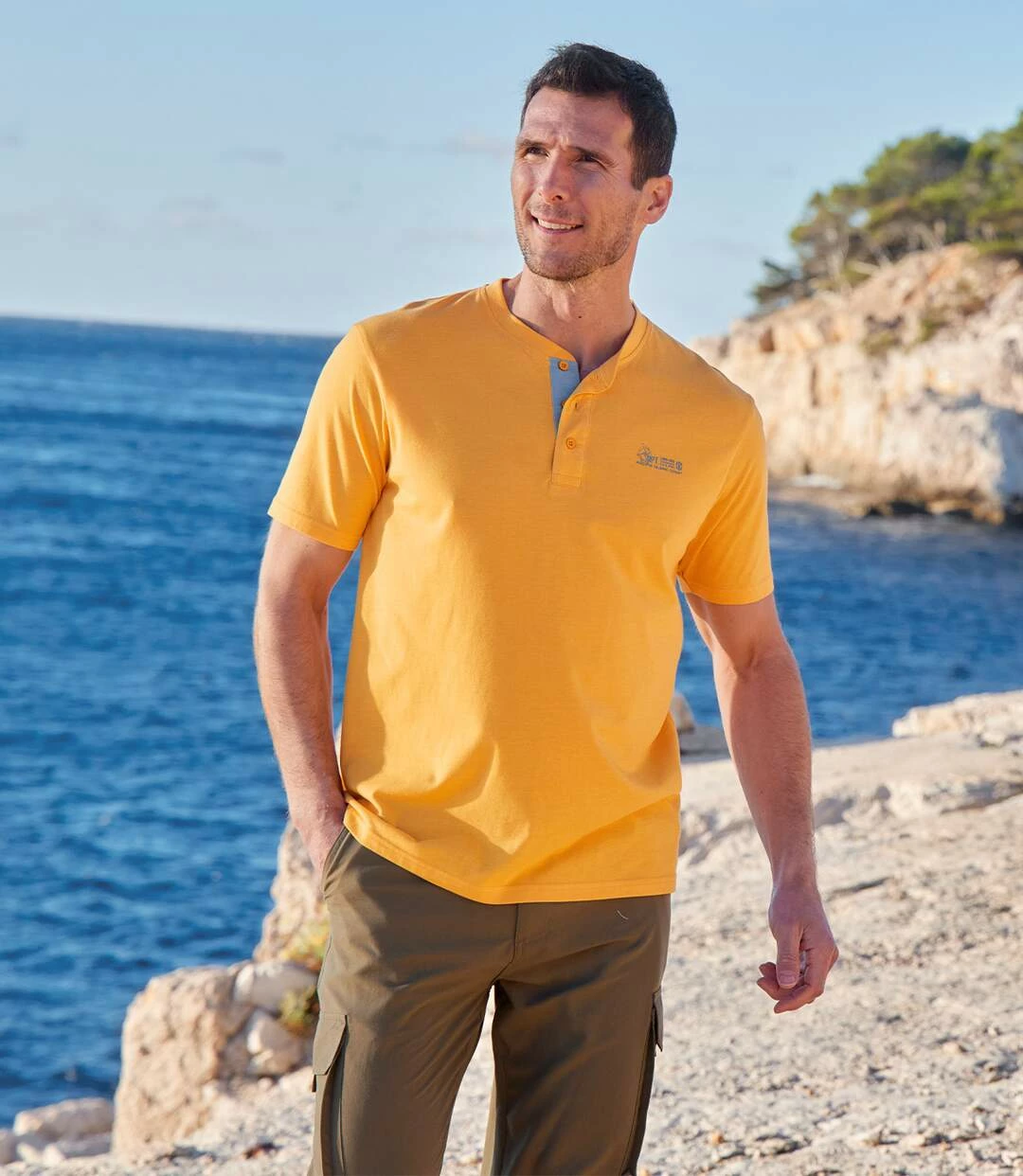 3er-Pack Henleyshirts Island 4 3er-Pack Henleyshirts Island – Bild 2