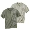 2er-Pack T-Shirts Maori Spirit Mit Henleykragen -ATLAS FOR MEN Verkäufe 75684d2a230e5c902aa68e7f13dac83c