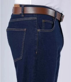 Dunkelblaue Jeans Aus Stretch-Denim -ATLAS FOR MEN Verkäufe 757b888eb7569c73e99b2bbac6d8eb1a