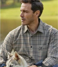 Kariertes Flanellhemd Winter