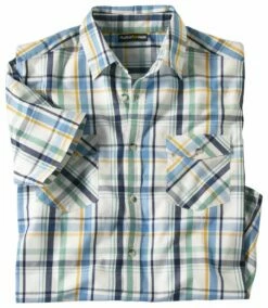 Kariertes Popelin-Hemd Trendy -ATLAS FOR MEN Verkäufe 7e0ed9f9d30340378db7243fa3c0b596