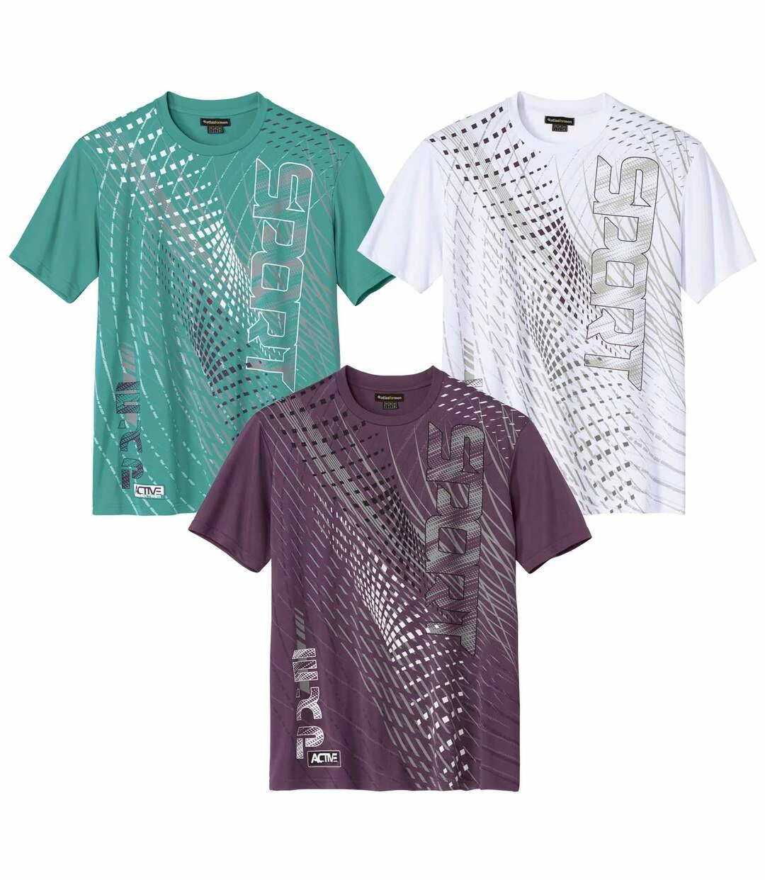 3er-Pack T-Shirts Multisport 3 3er-Pack T-Shirts Multisport