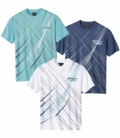 3er-Pack Bedruckte T-Shirts Sport